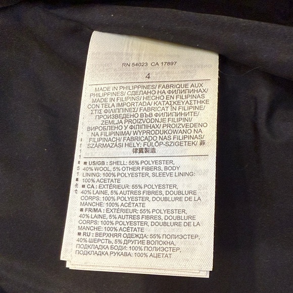 Banana Republic Women's Charcoal Blazer - Picture 5 of 6